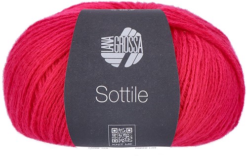Lana Grossa Sottile 005 Himbeerrot