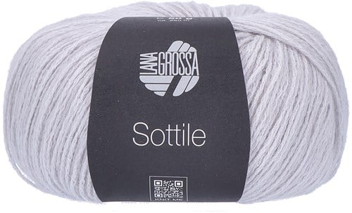 Lana Grossa Sottile 015 Silbergrau