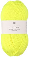 Rico Socks Neon 4 ply 001 Yellow