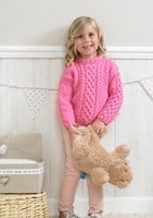 Strickanleitung Stylecraft Special Aran No. 4175 Kinderpullover-2
