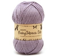 Drops BabyAlpaca Silk Uni Colour 4314 Grau-Lila