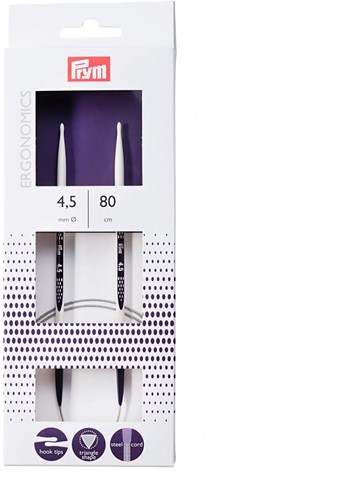 Prym Rundstricknadel Ergonomisch 80 cm 4,50 mm