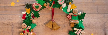 Adventkranz CALender – Der Weihnachts-Crochet Along von Wollplatz 2019