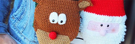 Lustiger Weihnachtsschal - Gratis Häkelanleitung