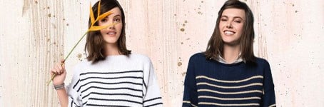 Phil Cabotine Streifenpullover - kostenlose Strickanleitung