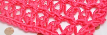 Muster des Monats: Netzmuster stricken