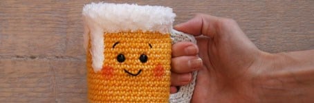 Bierkrug häkeln – kostenlose Anleitung zum Oktoberfest