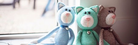 Kuscheltiere häkeln – Miau kleine Miezekatze