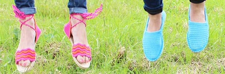 DIY: Espadrilles häkeln