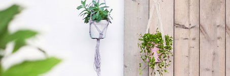 Makramee Blumenampel - Gratis Anleitung für tolle Wohn-Deko