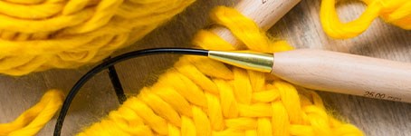 Muster des Monats: Fischgrätmuster stricken