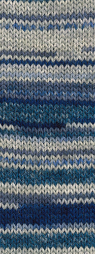 Lana Grossa Meilenweit 100 Denim Mix Blue 4606-2