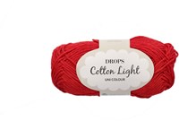 Drops Cotton Light Uni Colour 047 Karminrot