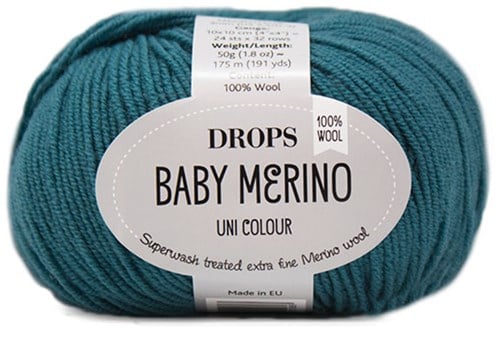 Drops Baby Merino Uni Colour 047 Nordsee