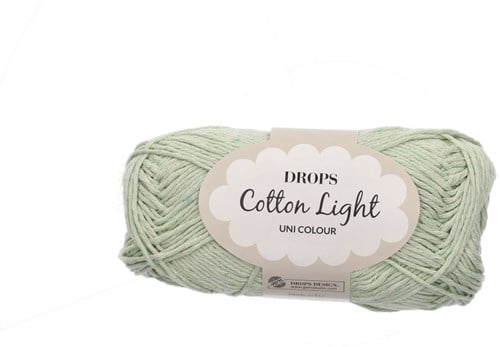 Drops Cotton Light Uni Colour 048 Pistazieneis