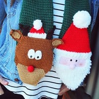 Häkelanleitung Lustiger Weihnachtsschal-3