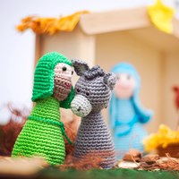 Weihnachtskrippe Häkelpaket-2