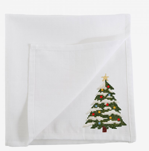 Weihnachtsbaum Kreuzstich Stickmuster-3