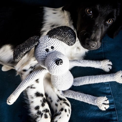 Häkelanleitung Kuschelhund Max