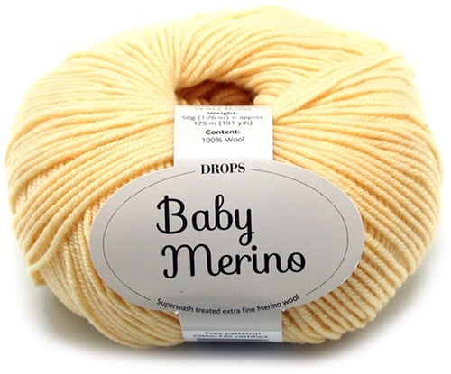 Drops Baby Merino Uni Colour 004 Gelb