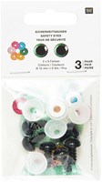 Rico Sicherheitsaugen Glitzermischung 12mm 6Stk.-3