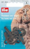 Prym Pelzhaken und -augen Eisen 03 Beige