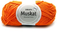 Drops Muskat Uni Colour 51 Hellesorange