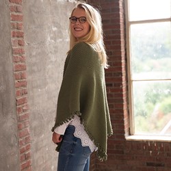 Basic Merino Granitmuster Umschlagtuch Häkelpaket