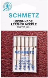 Schmetz Leder Nadeln Dicke 80 t/m 100 - 1 x 5 Nadeln auf Karte