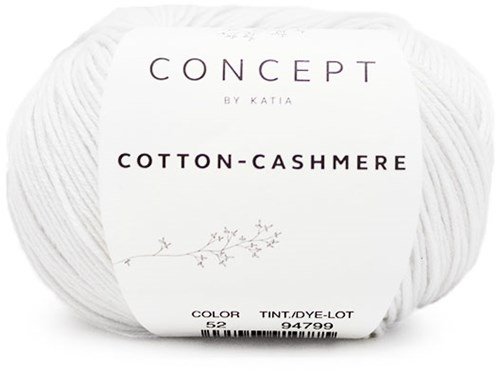 Katia Cotton Cashmere 52 White
