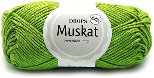 Drops Muskat Uni Colour 53 Apfelgrün