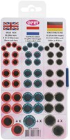 Opry Glitter Tieraugen zweifarbig 8-18mm Gold / Blau / Pink. 60 Stk-2