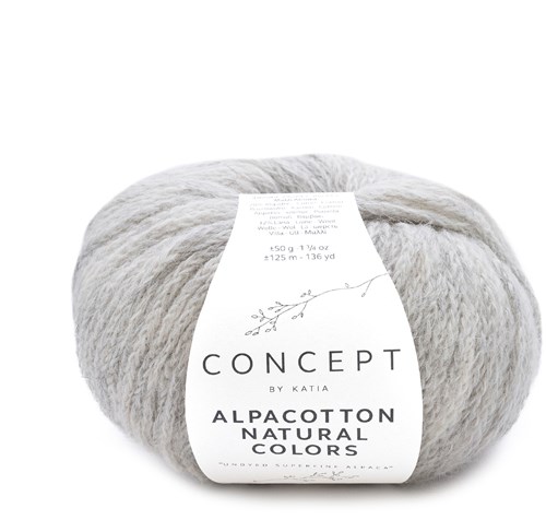 Katia Alpacotton Natural Colors 056 Hellgrau