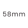 58 mm