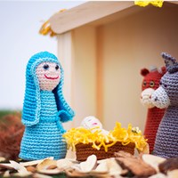 Weihnachtskrippe Häkelpaket-3