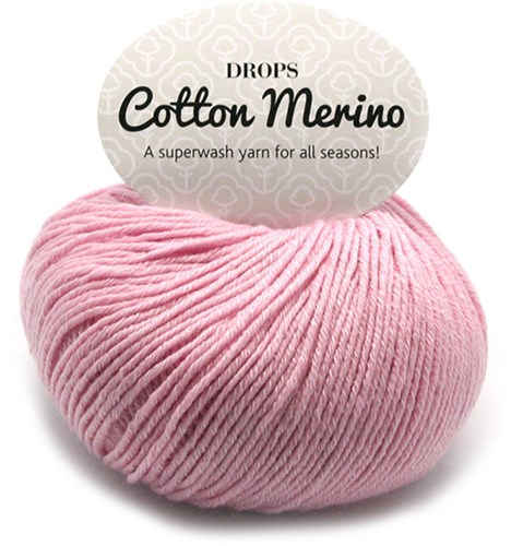 Drops Cotton Merino Uni Colour 05 Puderrosa