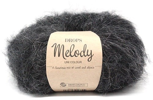Drops Melody Uni Colour 005 Schwarz