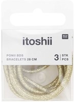 Rico Armband Kordel Set - Glittering Gold