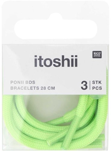 Rico Armband Kordel Set - Neon Green
