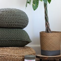 Häkelanleitung Zpagetti Moss Stitch Kissen
