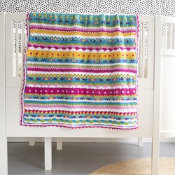 Catania Bunte Babydecke Häkelpaket