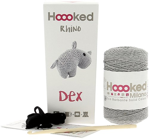 Hoooked Nashorn Dex Häkelpaket-2