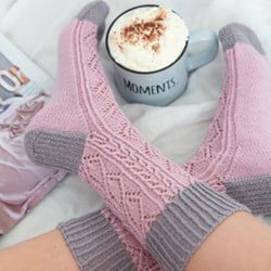 Strickanleitung Romantic Soqs