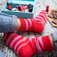 Strickanleitung Stripy Socks-2
