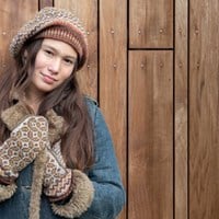 Strickanleitung Forest Tweed Fäustlinge & Mütze