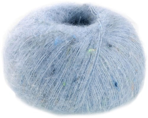 Lana Grossa Natural Superkid Tweed 618 Hellblau