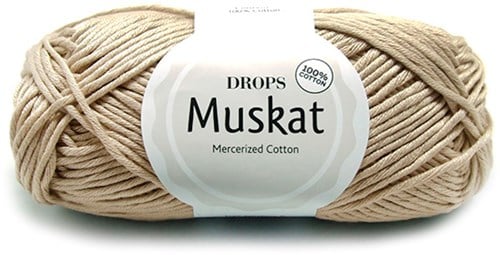 Drops Muskat Uni Colour 61 Hellbeige