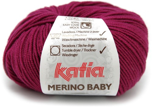 Katia Merino Baby 061 Dunkelfuchsia