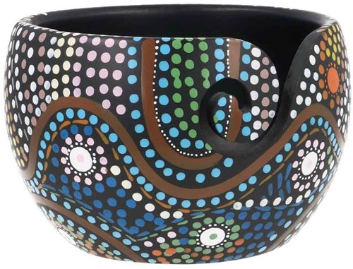 Scheepjes Yarn Bowl mangoholz 11x12,5cm Dot