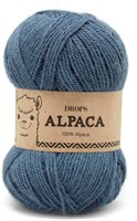 Drops Alpaca Uni Colour 6309 Jeansblauc